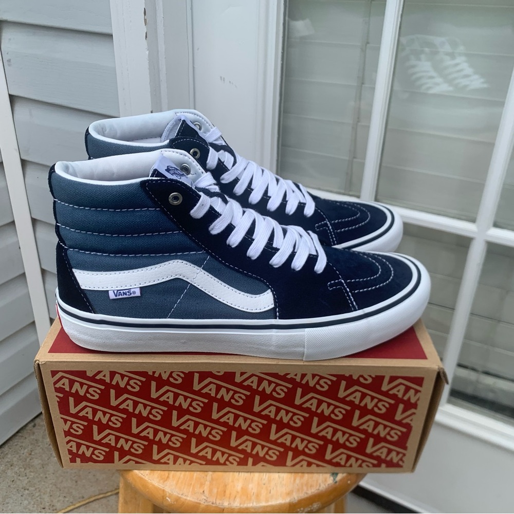 Vans Sk8-Hi Pro Navy/STV Navy Mens 11